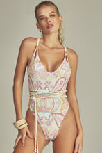 Carica l'immagine nel visualizzatore di Gallery, Gallery: Empress One-Piece Leticia Body Green Paisley