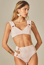 Carica l'immagine nel visualizzatore di Gallery, Gallery: Empress Set Hoop Sloane Pink Tweed Texture