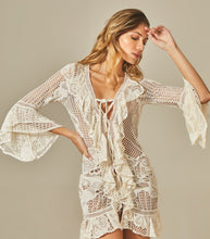 Carica l'immagine nel visualizzatore di Gallery, Gallery: Empress Kaftans / Cover Ups Isabel Dress Off White Lace