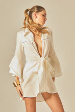 Carica l'immagine nel visualizzatore di Gallery, Image 02: Empress Shirtdress Offwhite Camisa Claire