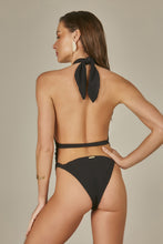 Carica l&#39;immagine nel visualizzatore di Gallery, Model Back: Empress One-Piece Body Grace Textura Pique Preto
