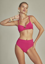Carica l&#39;immagine nel visualizzatore di Gallery, Model Front: Empress Top Top Bikini Antigua Fuchsia Pink
