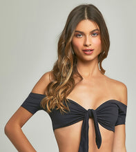 Carica l&#39;immagine nel visualizzatore di Gallery, Model Front: Empress Top Top Biquini Cherie Preto
