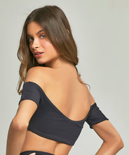 Carica l&#39;immagine nel visualizzatore di Gallery, Model Back: Empress Top Top Biquini Cherie Preto
