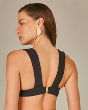 Carica l&#39;immagine nel visualizzatore di Gallery, Model Back: Empress Top Top Biquini Mia Textura Flat Preto
