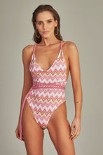 Carica l&#39;immagine nel visualizzatore di Gallery, Leticia Body Pink Chevron
