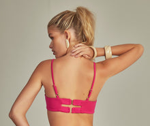 Carica l&#39;immagine nel visualizzatore di Gallery, Top Bikini Antigua Fuchsia Pink
