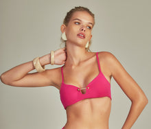 Carica l&#39;immagine nel visualizzatore di Gallery, Top Bikini Antigua Fuchsia Pink
